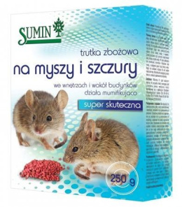 Trutka zbożowa na myszy i szczury Sumin 250g