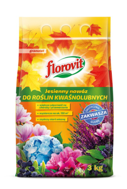 Nawóz jesienny do roślin kwaśnolubnych 3kg Florovit