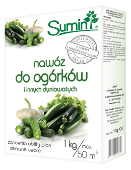 Nawóz granulowany do ogórków i innych dyniowatych 1kg Sumin